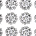thumbnail image 5 of Elegant Rhinestones Decorative Buckle Belt Accessories Elegant Conchos for Various Outfits Leather Goods Decoration 3PCS, 5 of 5