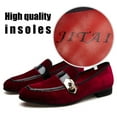 thumbnail image 2 of JITAI Mens Penny Loafers Dress Loafer Shoes for Men Red Size 12, 2 of 5