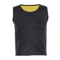 thumbnail image 1 of Men Shaper Shirt Black Neoprene, Power Belt Shapewear Waist Girdle Shirt Slim Vest, 1 of 1