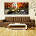 thumbnail image 3 of Waterfall Wall Art River Landscape Painting Home Decoration for Living Room Bedroom Framed Ready to Hang, 3 of 7