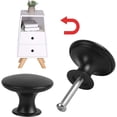 thumbnail image 4 of 16 pomos para muebles, pomos de casete vintage, tirador de puerta de 30 mm, pomos redondos para muebles, pomos de puerta, tiradores para muebles de cocina, mesitas de noche negras, 4 of 5