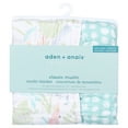 thumbnail image 2 of aden + anais Essentials, muslin blanket, tropicalia-jungle bird, 2 of 7