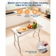 thumbnail image 2 of Yeshouse Mesa plegable de acero inoxidable resistente de 122 x 61 cm, portátil con patas niveladoras ajustables, ideal para cocina, salas de juegos, restaurantes y catering, 2 of 7