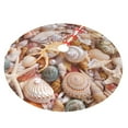 thumbnail image 2 of Kll 30" Christmas Tree Skirt Colorful Seashells Xmas Tree Skirts Mat For New Year Xmas Holiday Party Indoor Outdoor Home Decoration, 2 of 9