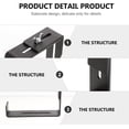 thumbnail image 5 of Arboraoe Hanging Plants Bracket Wall- Mount Flower Window Box Planter Bracket Wall Planter Hooks Flower Pot Bracket, 5 of 5