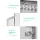 thumbnail image 3 of Desinfectante para cepillos de dientes, desinfectante y soporte para cepillos de dientes con función de esterilización, esterilizador para cepillos de dientes montado en la pared para baño, 3 of 5