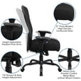 thumbnail image 6 of Emma + Oliver 24/7 400 lb. Big & Tall Black Mesh Synchro-Tilt Swivel Ergonomic Office Chair, 6 of 9