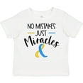 thumbnail image 3 of Inktastic No Mistakes, Just Miracles Down Syndrome Awareness Boys or Girls Toddler T-Shirt, 3 of 5