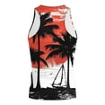 thumbnail image 5 of Caqnni Men Workout Tank Top Gym Bodybuilding Sleeveless Muscle Tee Shirt for Running Athletic Gym Sports Training, Moisture Wicking XXL,Orange, 5 of 5