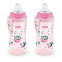 NUK® Active Sippy Cup, 10 oz, 2 Pack, 8  Months, Girl