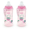NUK Active Sippy Cup, 10 oz, 2 Pack, 8+ Months, Girl