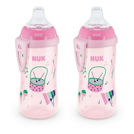 UPC: 0885131699947 | NUK Active Soft Spout Sippy Cup 10 oz 2 Pack 8+ Months Girl