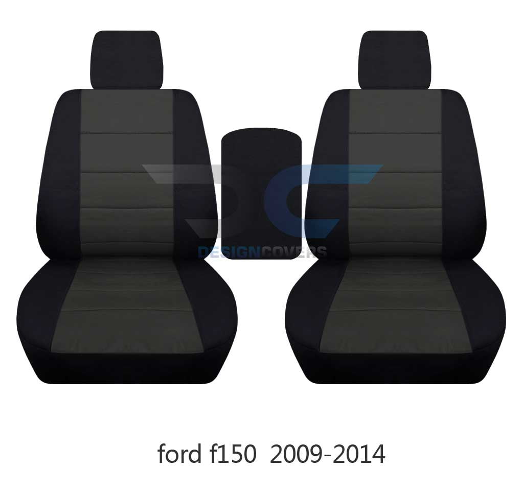 T155Designcovers Fits 20092014 Ford F150 Velour Truck Seat Covers w