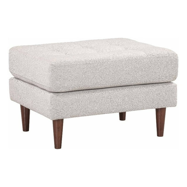 TOV Furniture Cave Beige Tweed Pouf Rembourré