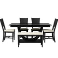 thumbnail image 6 of Dining Set with Bench and Chairs | Ideal for Family Dining in Room | Solid Wood and Padded Cushions | Ensures Long-Lasting and Comfortable Seating, 6 of 6