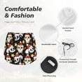 thumbnail image 6 of Picia Cute Dog Panda Pattern Women's 2 in 1 Athletic Running Shorts High Waisted Workout Casual Gym Sweat Shorts with Comfy Liner Zipper Pockets-XX-Large, 6 of 9