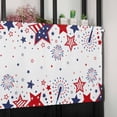 thumbnail image 7 of Valances for Windows 4th of July Independence Day Red Blue Star Valance Rod Pocket Window Treatments Curtains for Kitchen Small Windows Living Room Bedroom Bathroom, 60"x18", 7 of 7