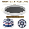 thumbnail image 2 of Lazy Susan Organizer P PRETIRENO, paquete de 4 bandejas giratorias de 25 cm, 2 of 9