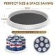 thumbnail image 2 of Lazy Susan Organizer P PRETIRENO, paquete de 4 bandejas giratorias de 25 cm, 2 of 9