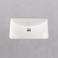 thumbnail image 2 of Proflo PF1812U Norris 21" Rectangular Vitreous China Undermount Bathroom Sink Off White, 2 of 7