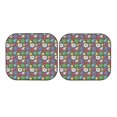 thumbnail image 7 of Goofa Daisies Flowers Pattern 2 Piece Car Windshield Sun Shade Foldable | Front Windshield Shade for Sun, Heat and UV Rays | Sunshade for Car Front Window-Small, 7 of 7