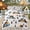 Camp 04, variant on Erosebridal Yellow Teepee Tent Twin Comforter Sets, Vintage Newspaper Bedding Set for Men and Women, 2pcs