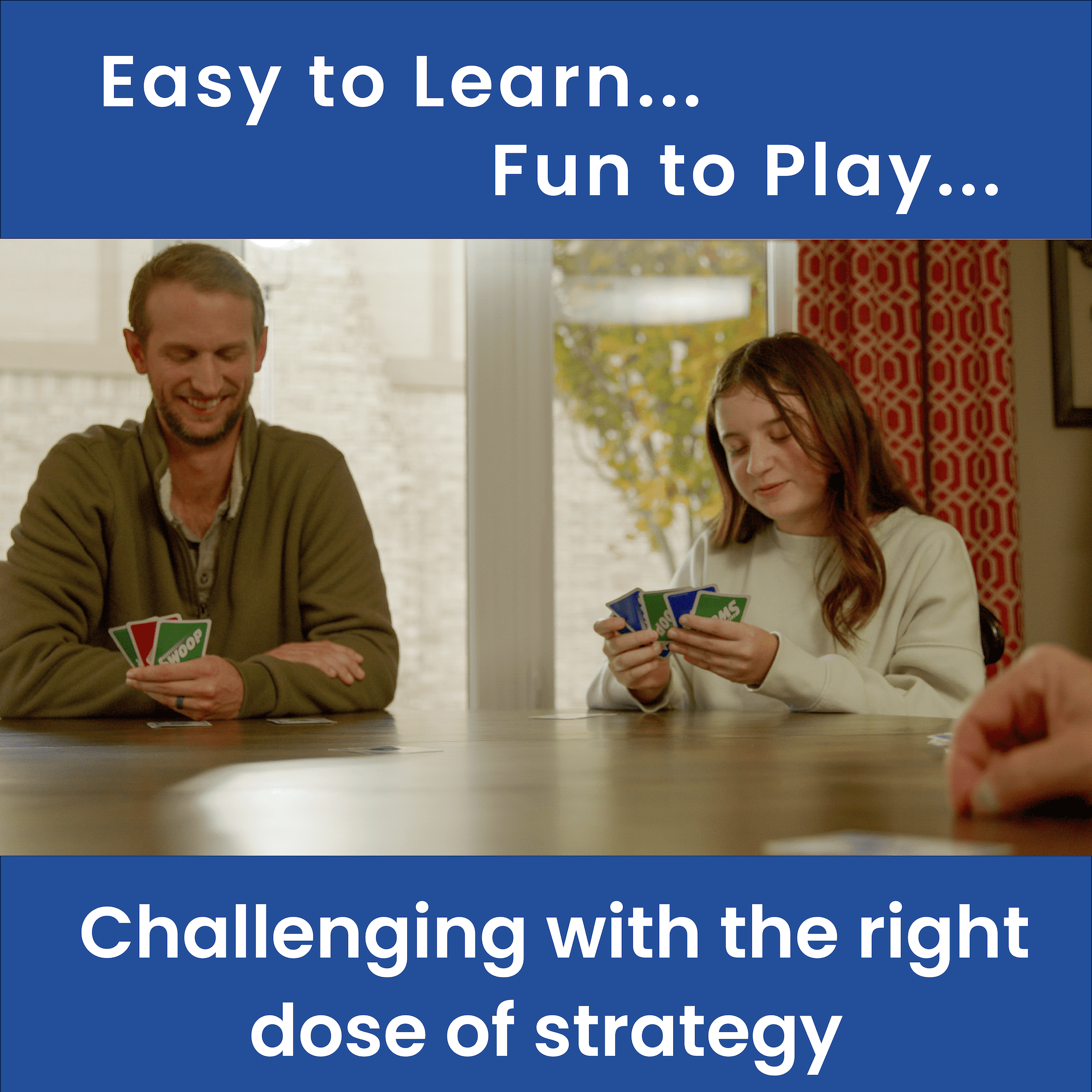 SWOOP Card Game | Fun for Adults, Teens and Kids | Best for Game Nights and Family Gatherings | Easy to Learn | 3-8 Players | Ages 7+