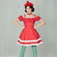 thumbnail image 5 of [Officially Licensed] Strawberry Shortcake Women's Dress Set with Beret and Apron, M, 5 of 9