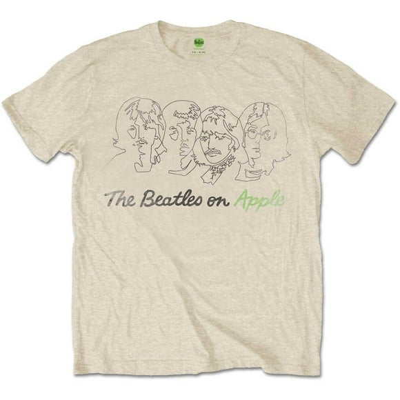 The Beatles The Beatles Adulte sur T-Shirt de Visage de Pomme