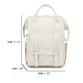 thumbnail image 6 of GUANGCAIJIA Stylish Backpack Diaper Bags for Cute Baby Boy Girl Organizer Unisex Stroller Mommy Hospital for Delivery Travel White, 6 of 6