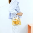 thumbnail image 3 of Bolso bandolera de gelatina de moda primavera/veranoAmarillo, 3 of 5