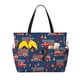 thumbnail image 1 of Fotbe Fire Truck 1 Bolsa de Viaje para Playa - Resistente al Agua, Bolsa Tote de Gran Capacidad y Ligera con 7 Bolsillos para Mujeres y Hombres, 1 of 7