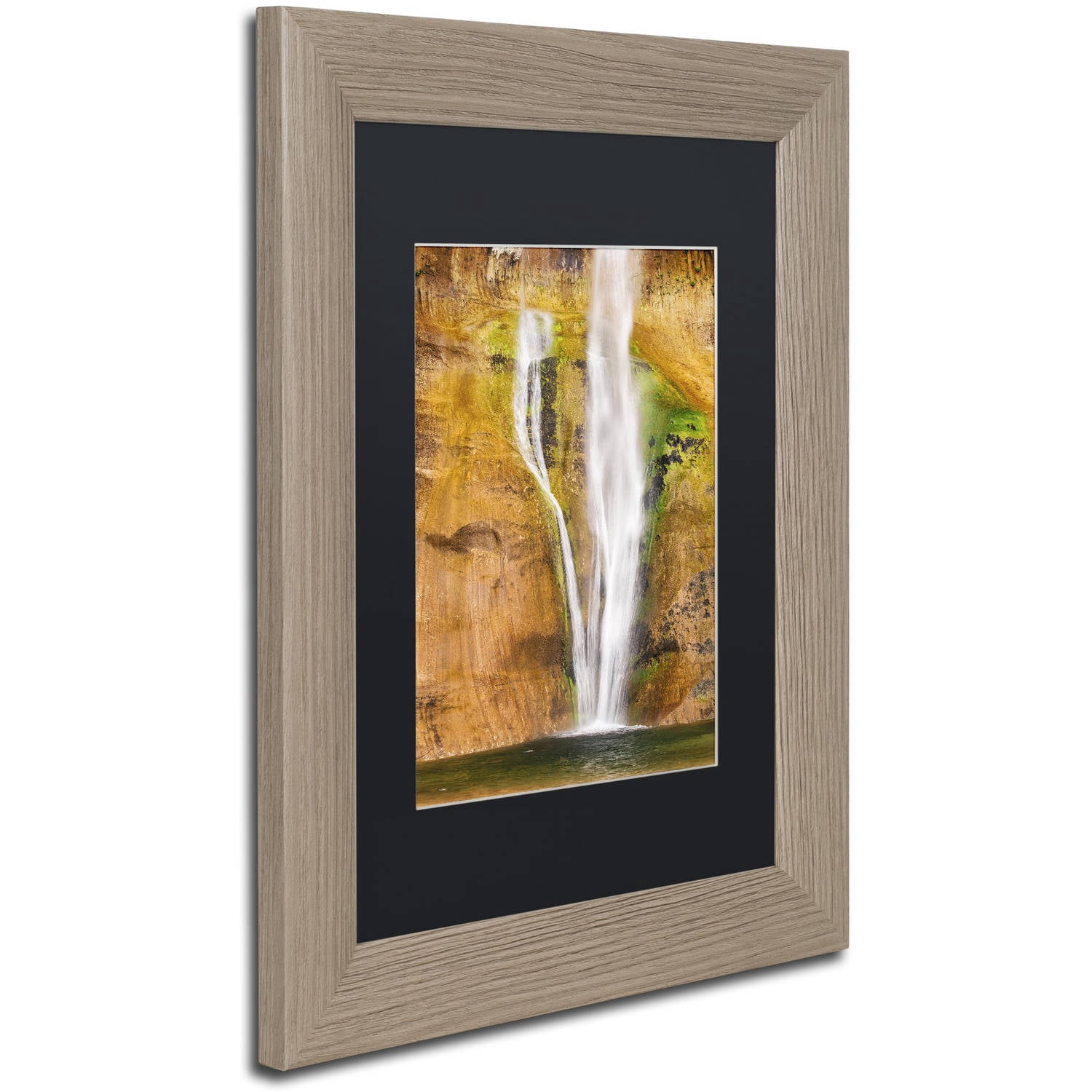 Trademark Fine Art "Ribbons" Canvas Art by Michael Blanchette Photography Black Matte, Birch Frame