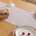 thumbnail image 7 of Natural Table Runners 72 Inches Long, Burlap Linen Style Rustic Farmhouse Table Runner, Boho Woven Dining Table Runner, 13x72 Inches, 7 of 7