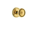 thumbnail image 5 of Grandeur Geosol_Prv_238 Georgetown Solid Brass Rose Privacy Knob Set - Grey, 5 of 5