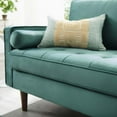thumbnail image 5 of Modway Valour Performance Velvet Loveseat in Teal, 5 of 10
