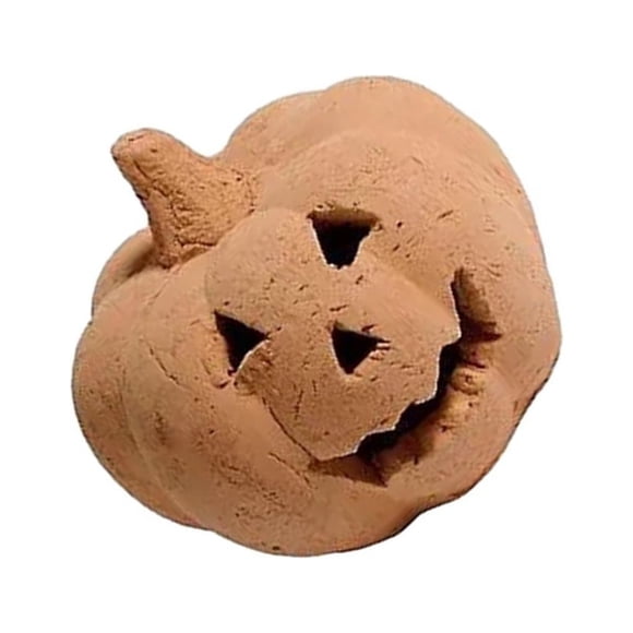 Matsuzay Fosos de fuego de calabaza resistentes a altas temperaturas de resina para Chilling Vibe Vibe Halloween Fire Kits de decoración para fiestas 8cm