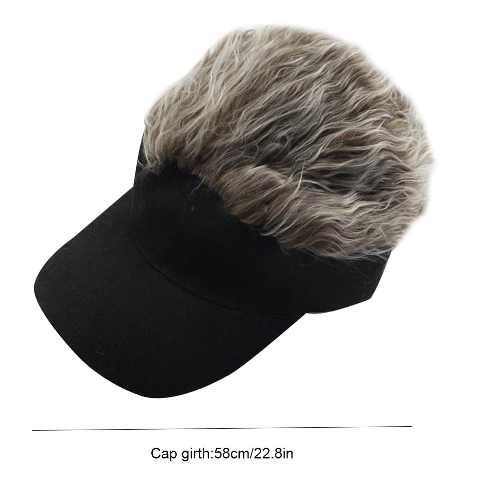 ziyahihome Unisex Wig Visor Hat Men 
