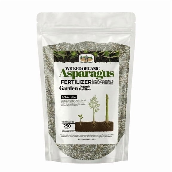Old Cobblers Farm™ Wicked Organics Organic Asparagus Fertilizer (5lbs/10lbs/15lbs/20lbs) (5lbs)