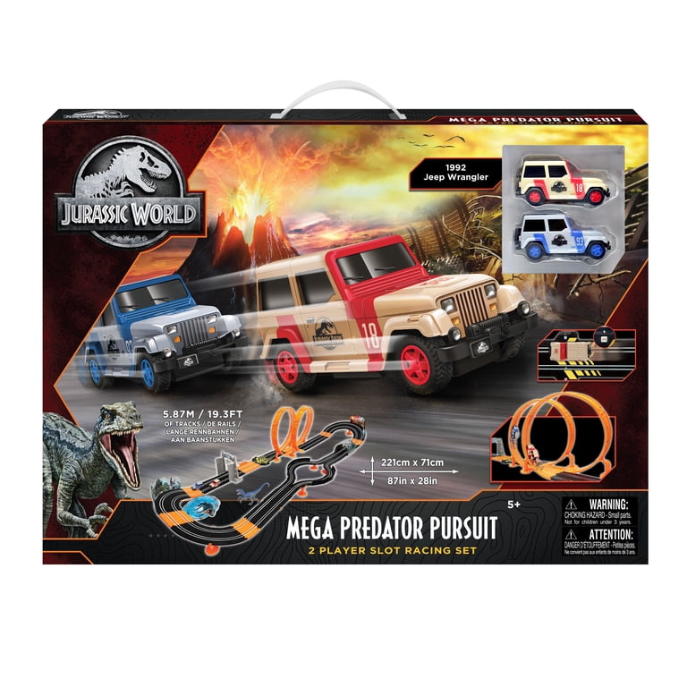 Jurassic World Mega Predator Pursuit Race Set - Walmart.com Jurassic World Mega Predator Pursuit Race Set - Walmart.com