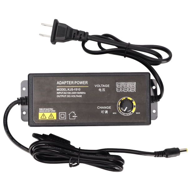 Adaptador De Corriente, Convertidor De Corriente De 90W 8A 3V A 12V Rendimiento Estable Carga Eficiente Para DVD Móvil Para Monitores LCD Para Mini Televisores ANGGREK Enchufe de EE. UU.
