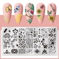 thumbnail image 2 of Valentine's Day Stamping Plate Heart Pattern Nail Art Board Template Stainless Steel Nail Design Printing Stencil Image Plate, 2 of 5