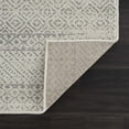 thumbnail image 6 of Hauteloom Tigris Moroccan Trellis Neutral Geometric Farmhouse Living Room Bedroom Area Rug - Distressed Rustic Pattern - Southwestern Native American Look - Ivory, Beige, Cream, Gray - 3'11" x 5'7", 6 of 8