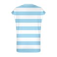 thumbnail image 4 of Piuwrlz Kid Round Neck T-Shirts Girls Short Sleeve Sweatshirt Printed Blouses Undershirt Shirt Top Blue Size 7 Years, 4 of 7