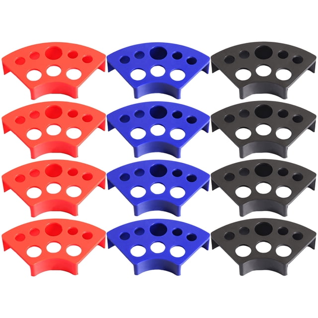 Tattoos Pigment Cup Holder Fan Shaped Support for Storage Made of Plastic Assorted Color