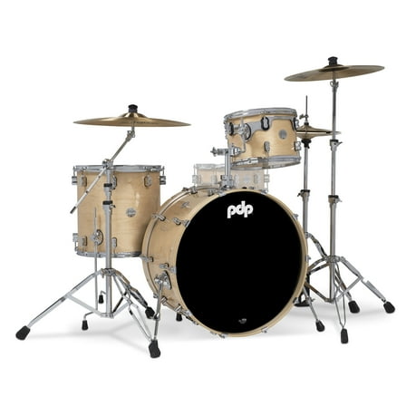 PDP Concept Maple 3-Piece Rock Shell Pack - 13/16/24 - Natural - PDCM24RKNA