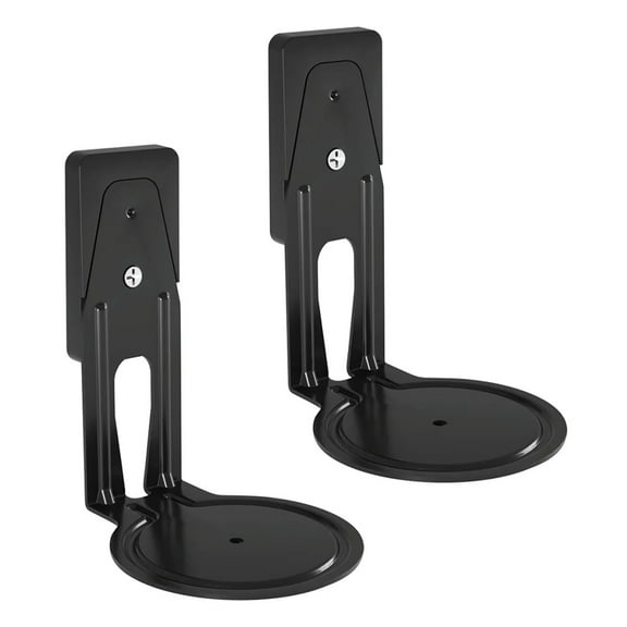 Sanus WSFME12 Fixed Speaker Wall Mounts for Sonos Ear 100 - Pair (Black)