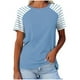 thumbnail image 1 of Camisetas de Manga Corta para las Mujeres a Cuadros Impreso Botón Casual Camiseta, Camisetas de Mujer Casual para Primavera Verano, 1 of 3
