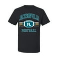 thumbnail image 2 of City of Jacksonville Jax American Football Fantasy Fan Sports Men's Graphic T-Shirt, Black, Small, 2 of 3