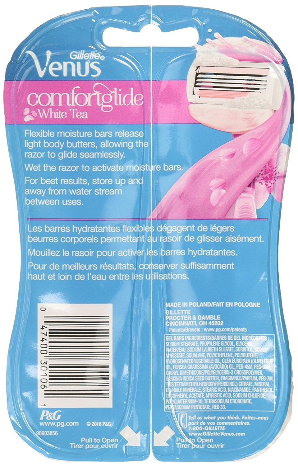 Gillette Venus Disposables Jetables Spa Breeze Disposable Razors 2 Ct 3 Pack